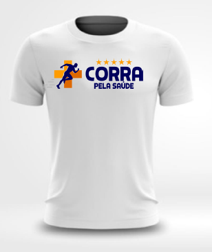 Camiseta Branca - Corra Pela Saúde